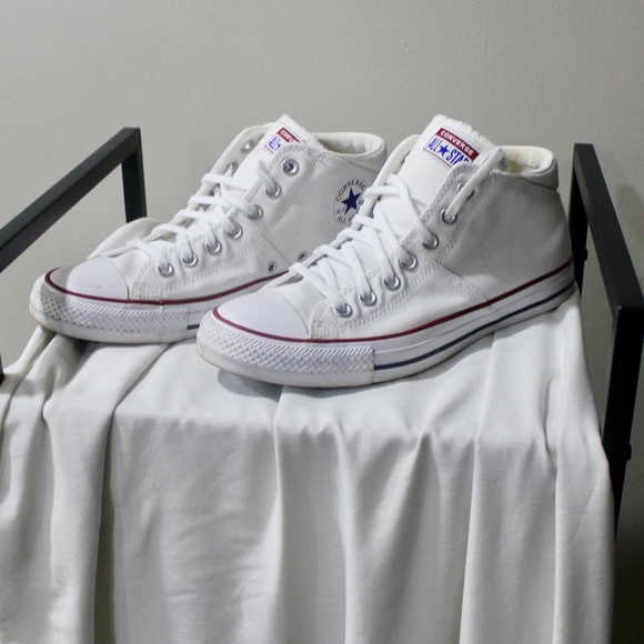 Converse Chuck Taylor All Star Malden Street – White/Red/Blue / Women’s 10 - Picture 3 of 10